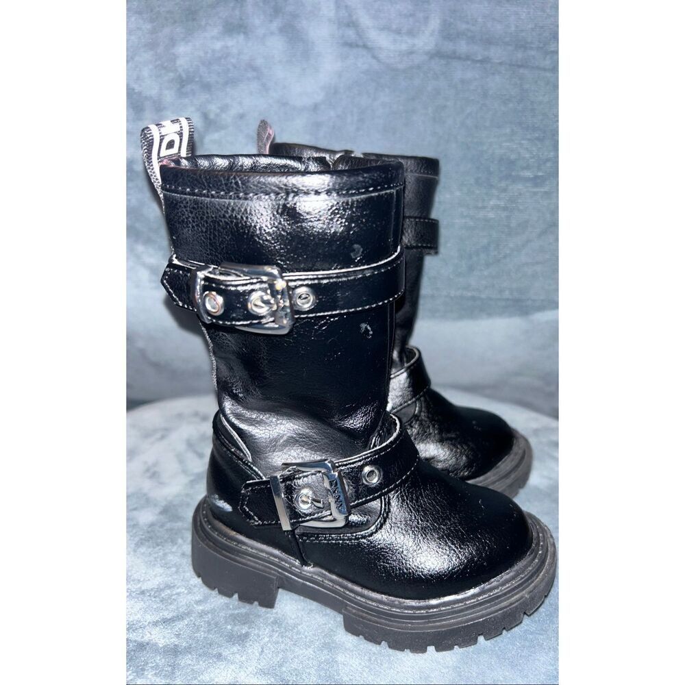DKNY black boots size 5 Toddler